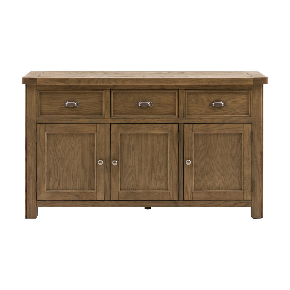 Hardwick 3 Door 3 Drawer Sideboard – Natural Oak