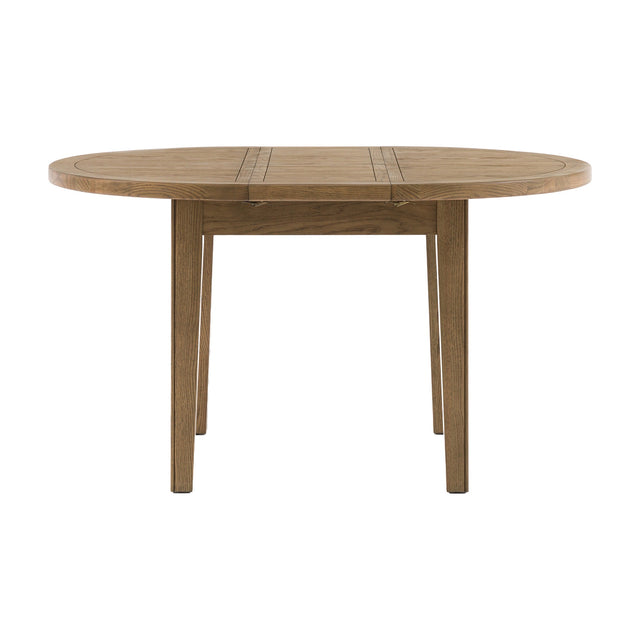 Hardwick Round Extending Dining Table – Natural Oak