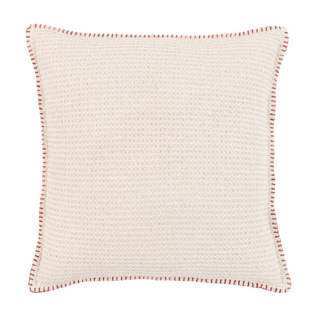 Alder Textured Cushion – Cream