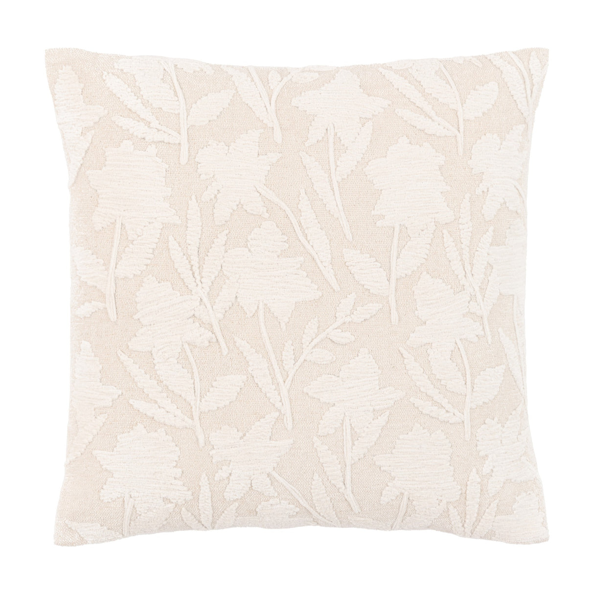 Ewen Floral Cushion – Taupe