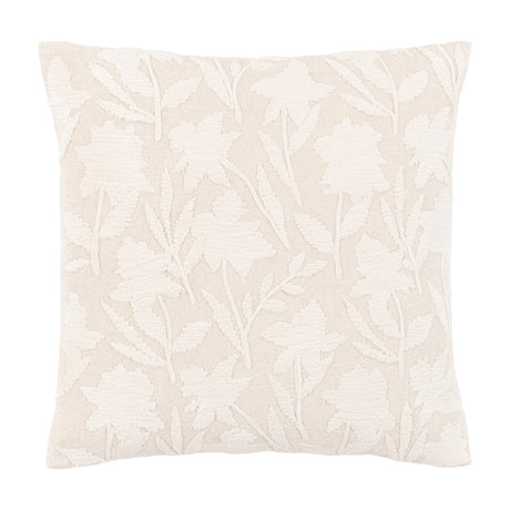 Ewen Floral Cushion – Taupe