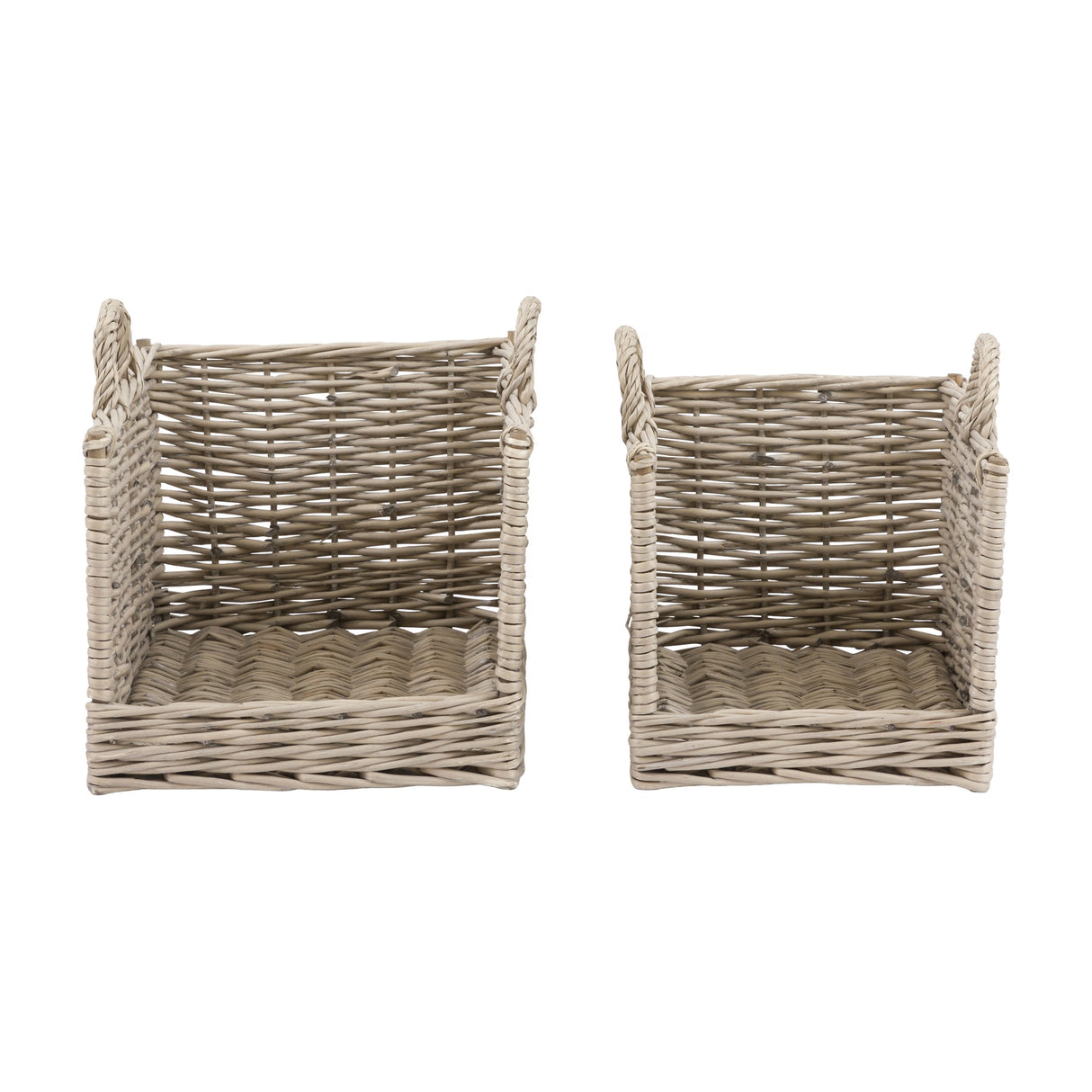 Corte Willow Log Baskets Set of 2 – Natural