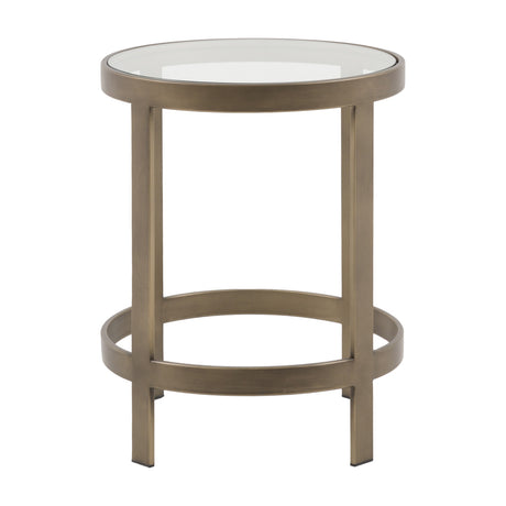 Monti Round Side Table – Bronze