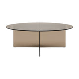 Parioli Round Glass Coffee Table