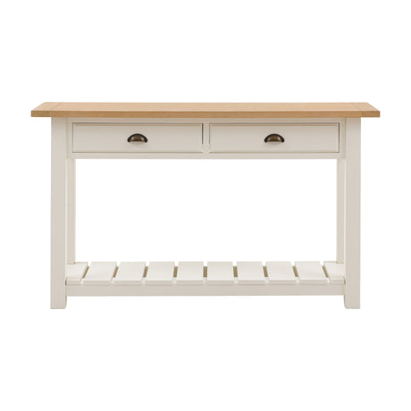 Eton Console Table with 2 Drawers and Shelf