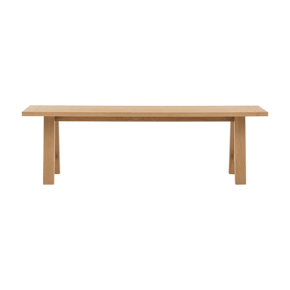 Eton Trestle Dining Bench – Natural Oak