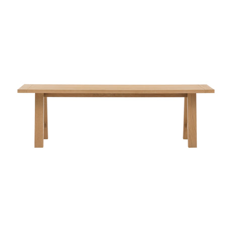 Eton Trestle Dining Bench – Natural Oak