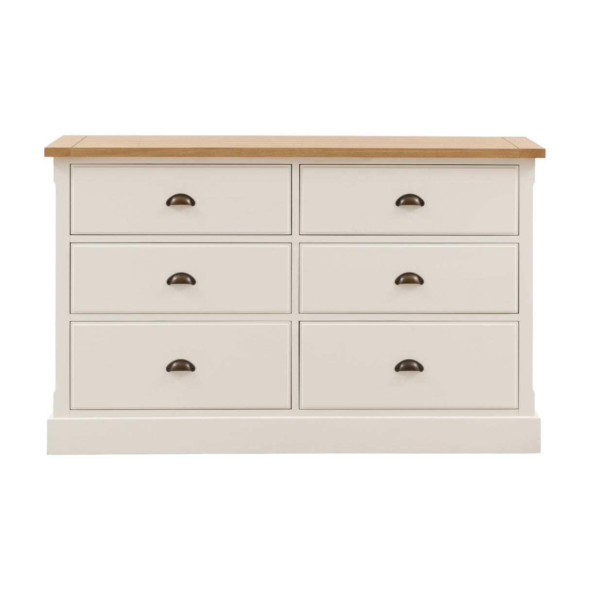Eton 6 Drawer Wide Chest – White