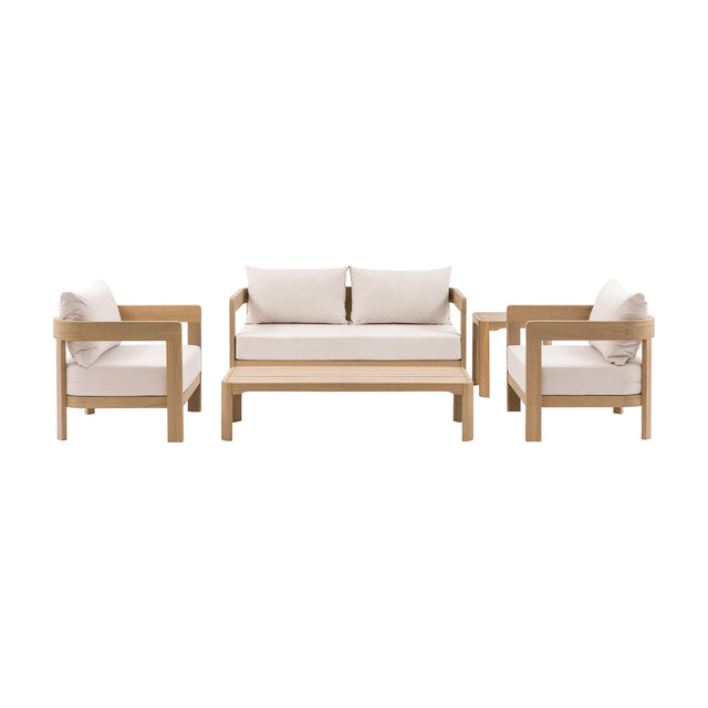 Madeira Garden Lounge Set – Natural