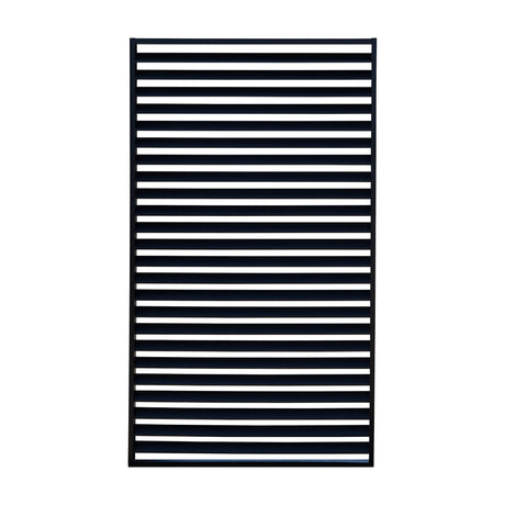 Messina Pergola Swivel Louvre Screen 900 x – Black