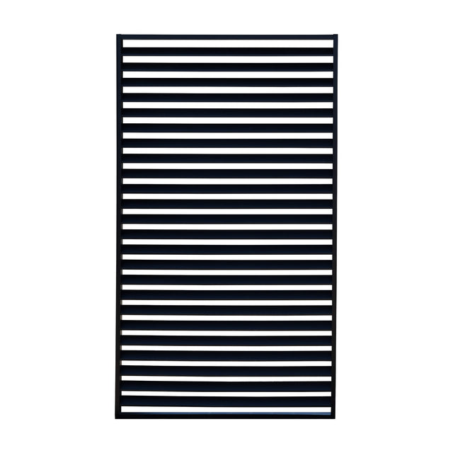 Messina Pergola Swivel Louvre Screen 900 x – Black