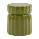 Cirella Fluted Ceramic Side Table