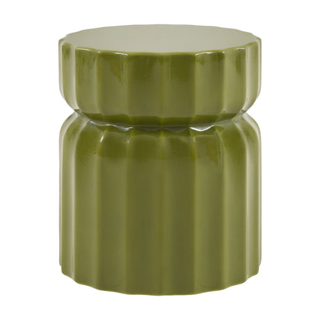 Cirella Fluted Ceramic Side Table