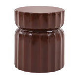 Cirella Fluted Ceramic Side Table