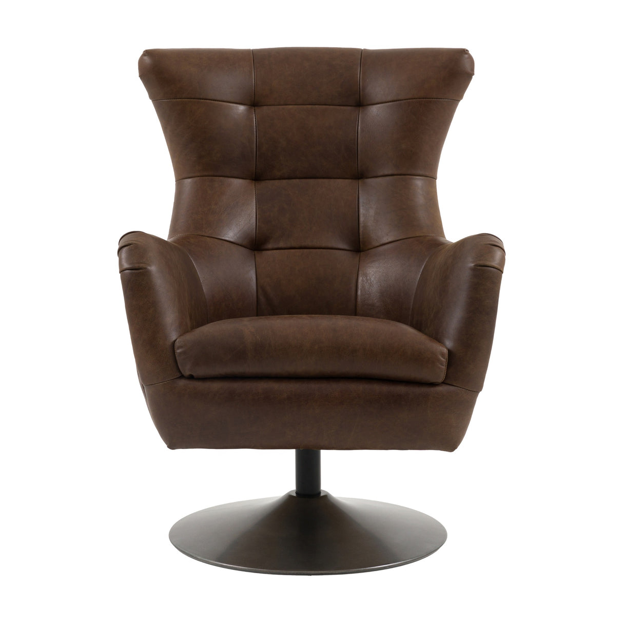 Bristol Swivel Chair – Brown