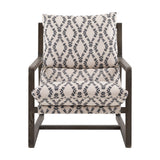 Burela Lounge Chair with Aztec Cushions