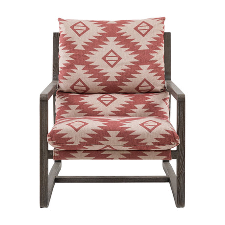 Burela Lounge Chair with Aztec Cushions