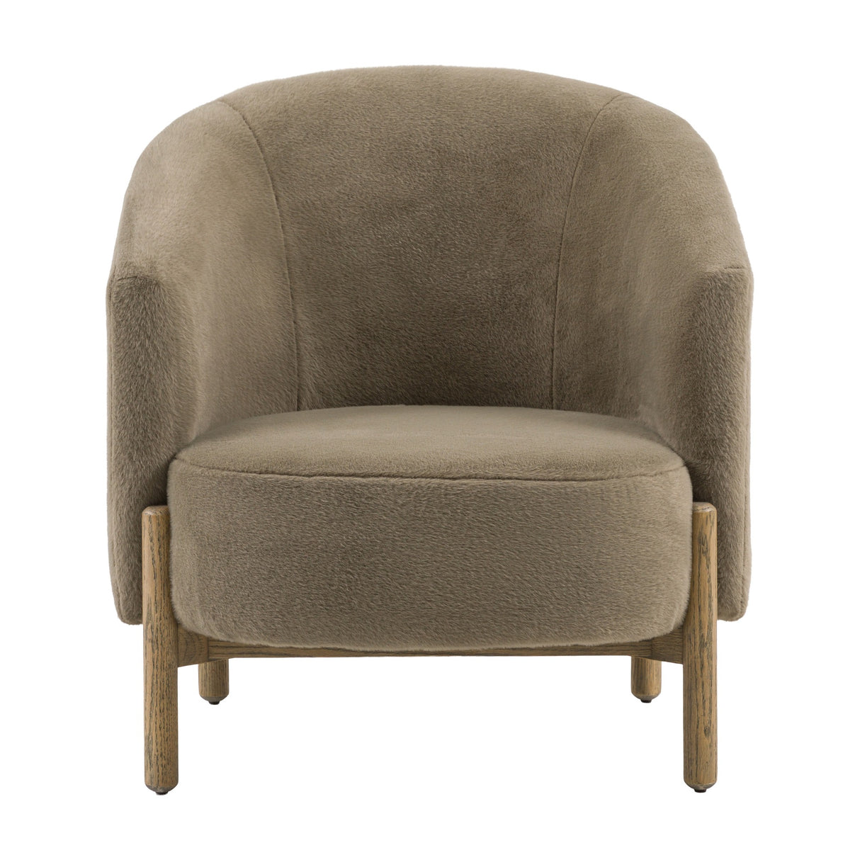 Tindon Faux Shearling Armchair