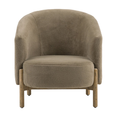 Tindon Faux Shearling Armchair