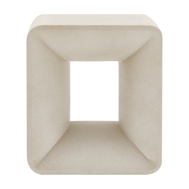 Caluso Concrete Side Table – Natural