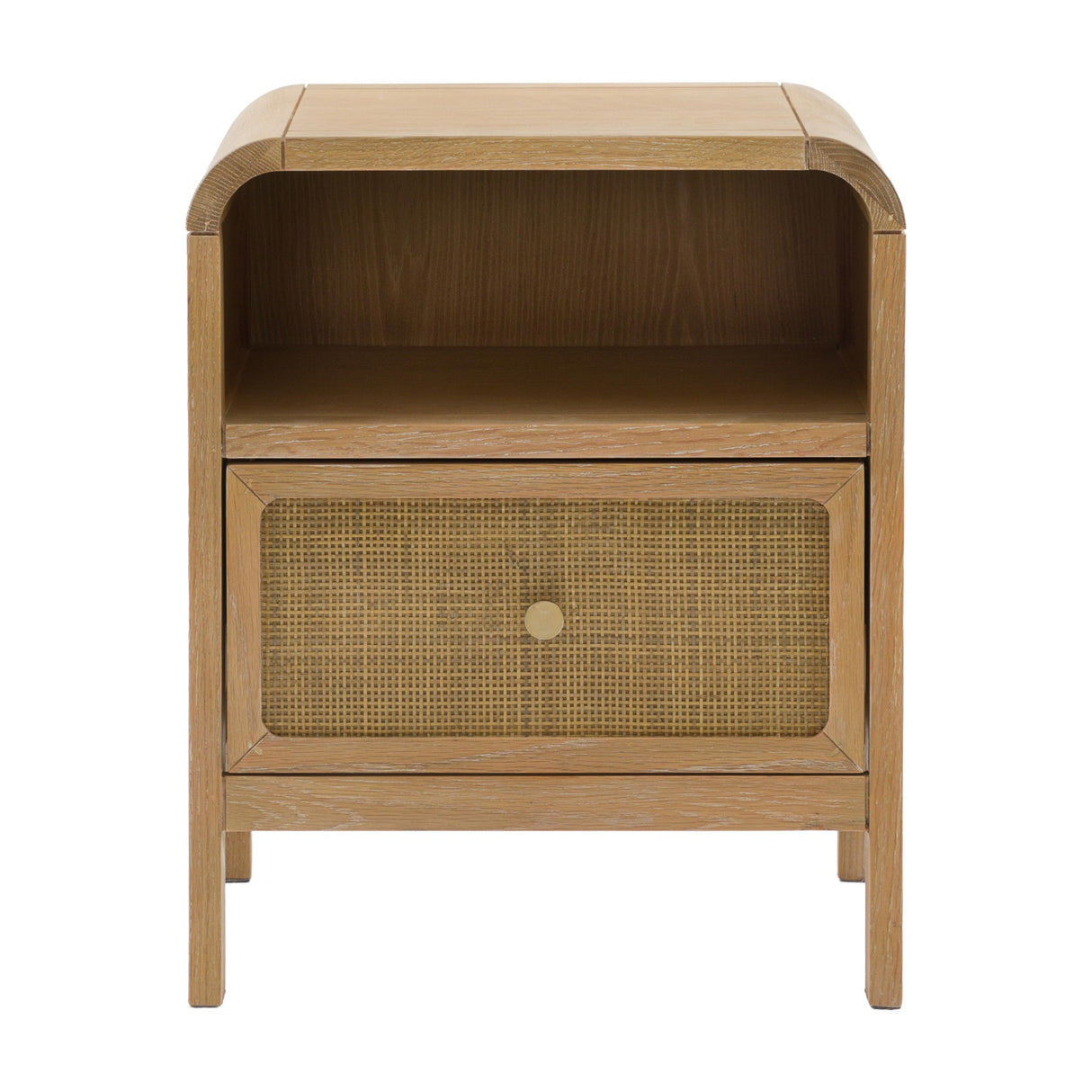 Bibury 1 Drawer Bedside Table – Natural