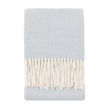 Cassis Herringbone Throw with Fringe