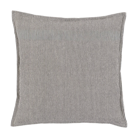Windsor Woven Stripe Cushion – Ink Blue