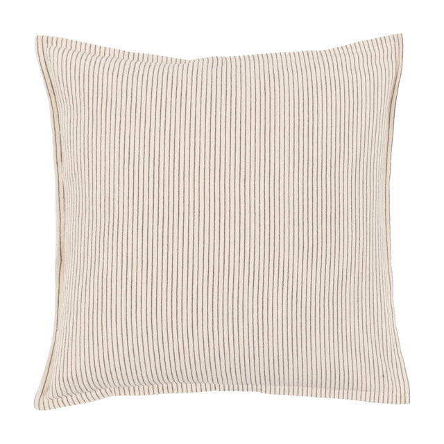 Fairford Woven Stripe Cushion – Cream