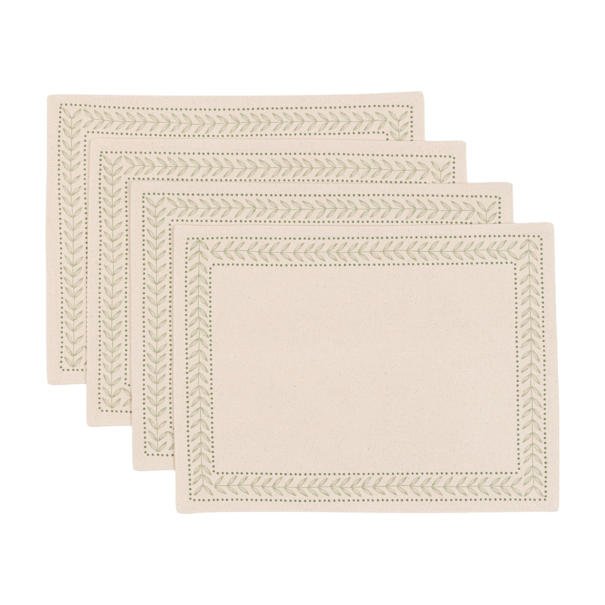 Arbor Leaf Placemats Set of 4 – Natural