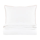 Egyptian Cotton Piped Duvet Cover Set