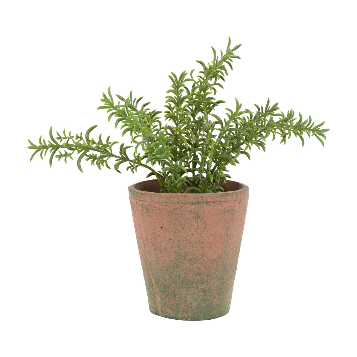 Artificial Rosemary in Terracotta Pot – Green