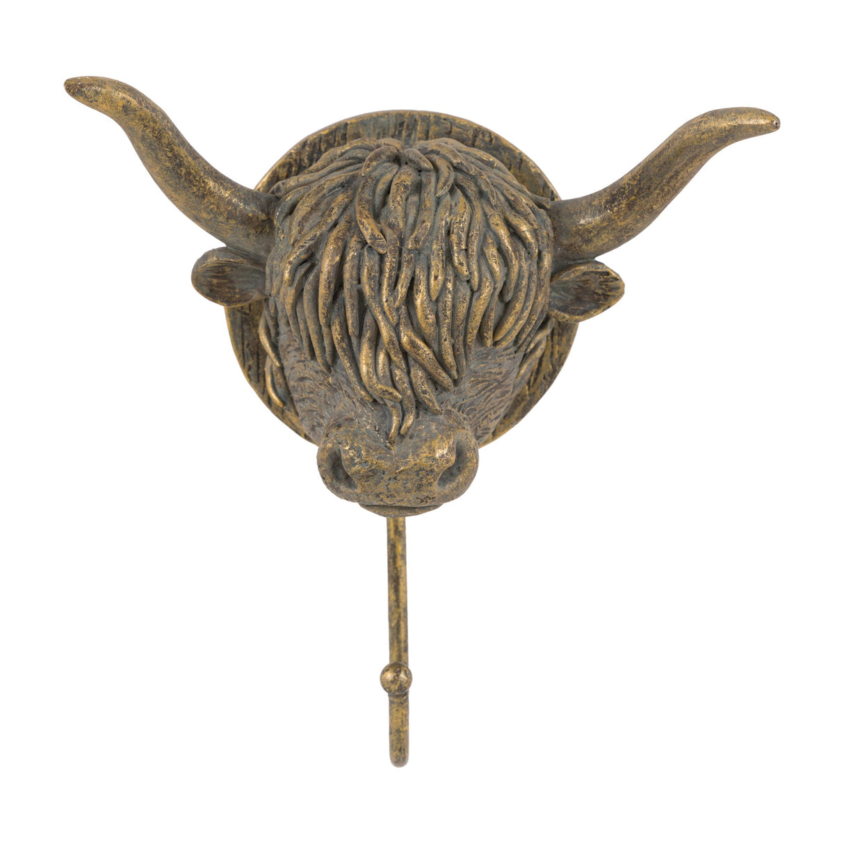 Highland Cow Wall Hook – Bronze