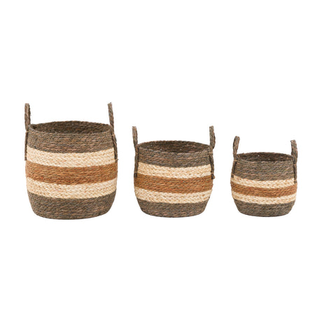 Orra Woven Storage Basket Set of 3 – Brown