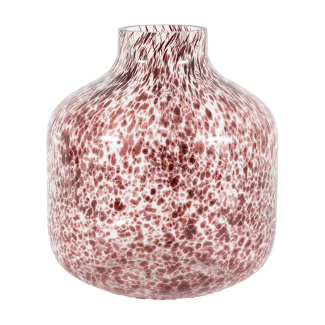 Confetti Speckled Glass Vase – Brown