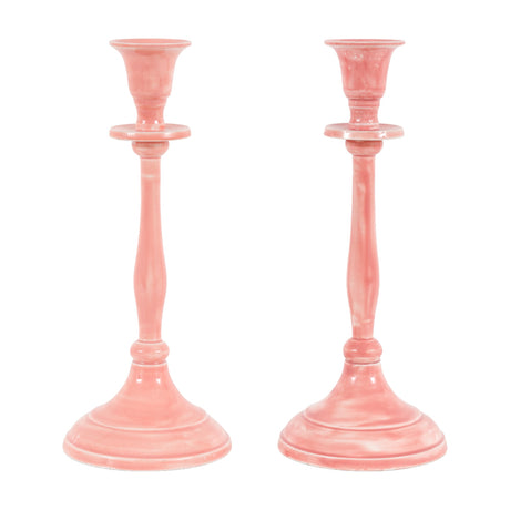 Erla Candlestick Set of 2 – Pink