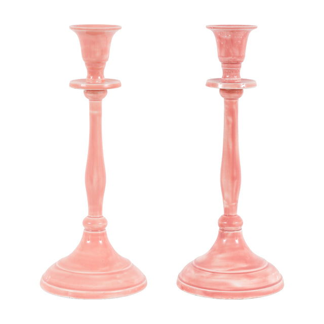 Erla Candlestick Set of 2 – Pink