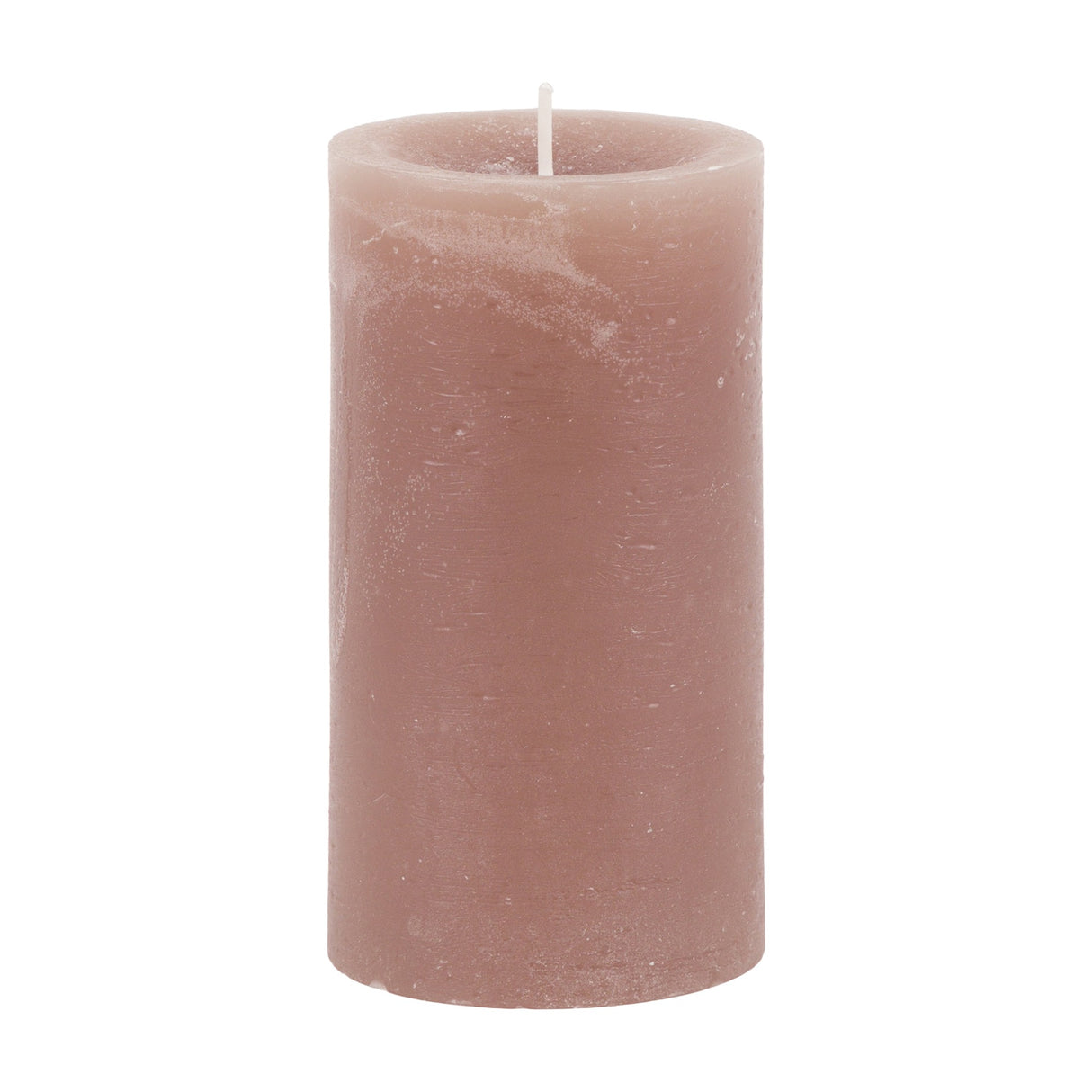 Rustic Pillar Candle Set of 2 – Taupe