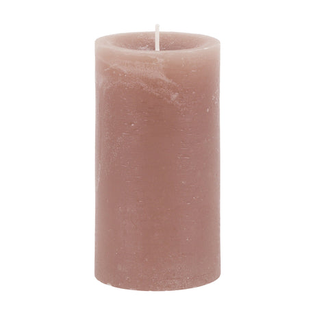 Rustic Pillar Candle Set of 2 – Taupe