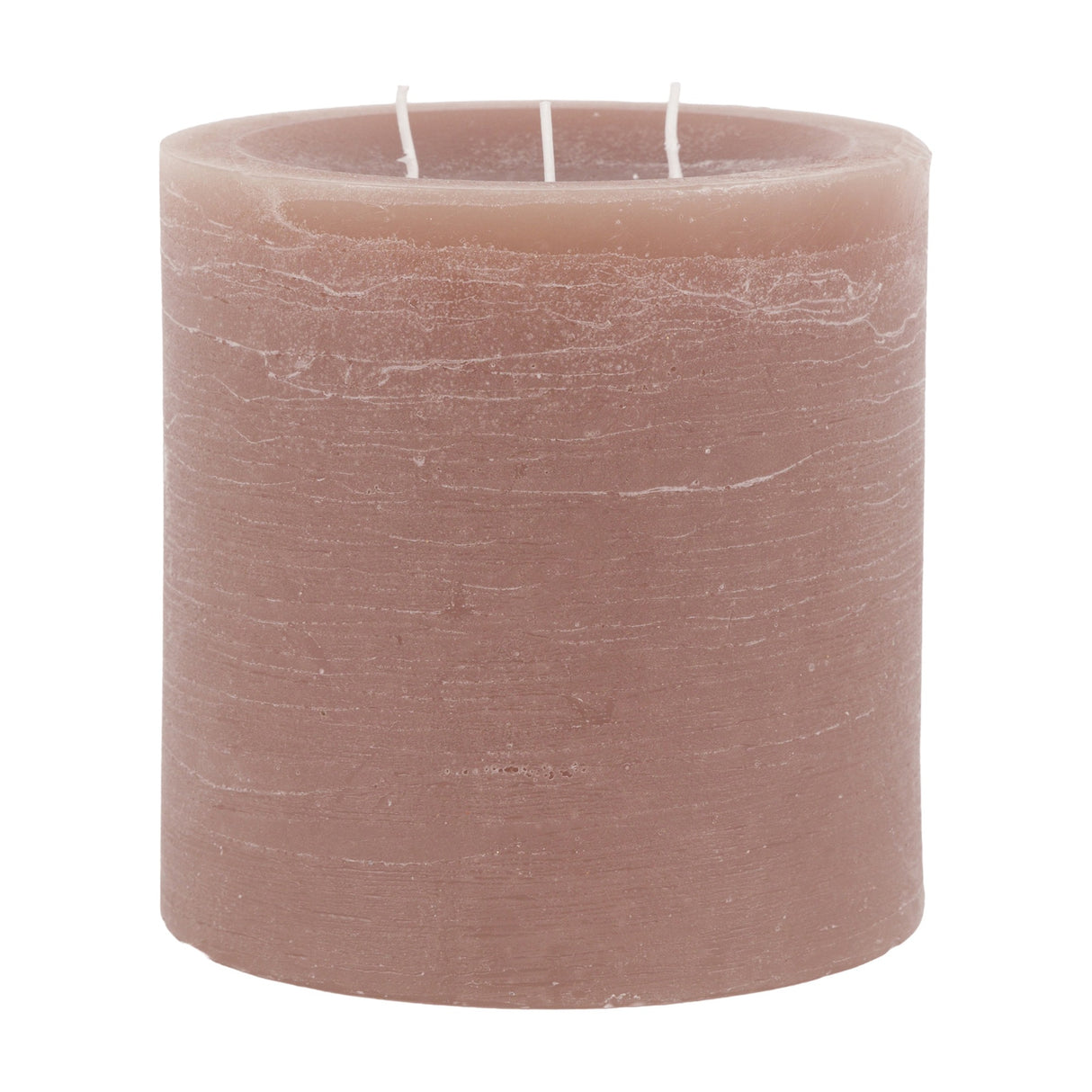 Rustic Three Wick Pillar Candle