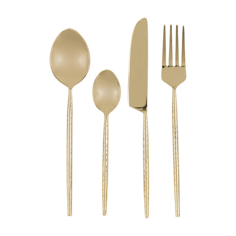 Alora Hammered Cutlery Set of 16