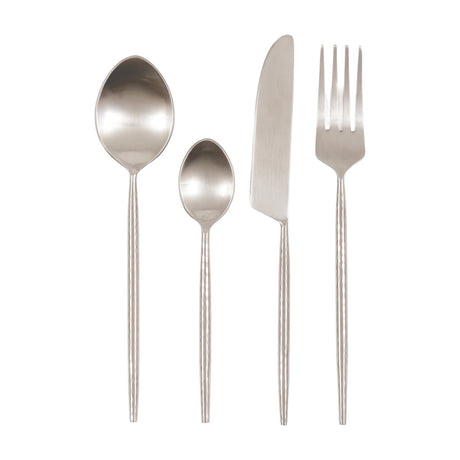 Alora Hammered Cutlery Set of 16