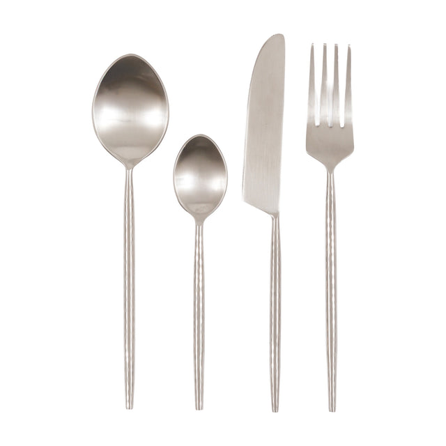 Alora Hammered Cutlery Set of 16