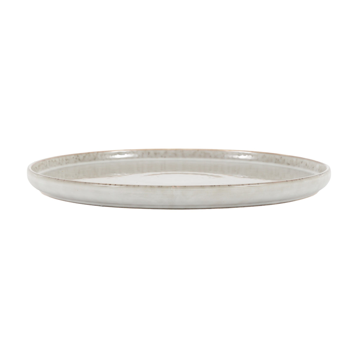 Reactive Glaze Dinner Plates Set of 4 – Pale Grey