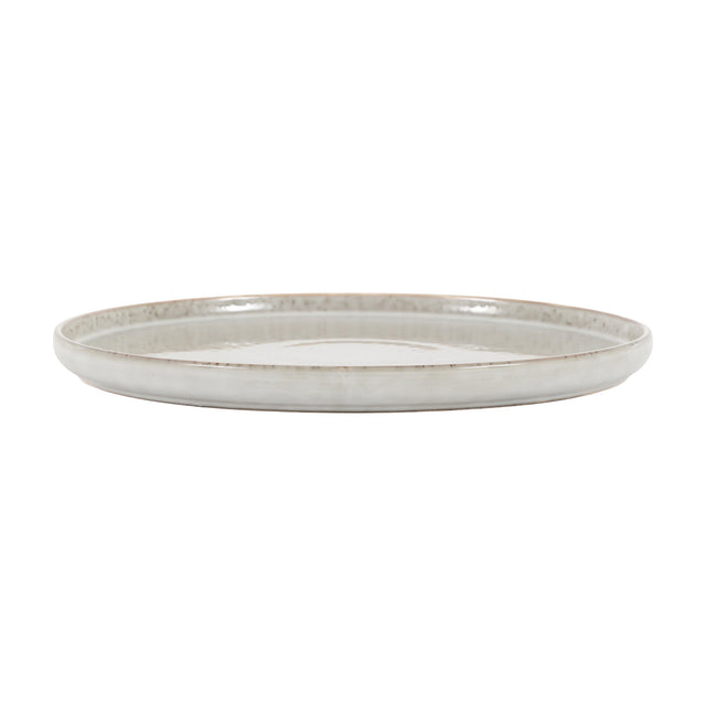 Reactive Glaze Dinner Plates Set of 4 – Pale Grey