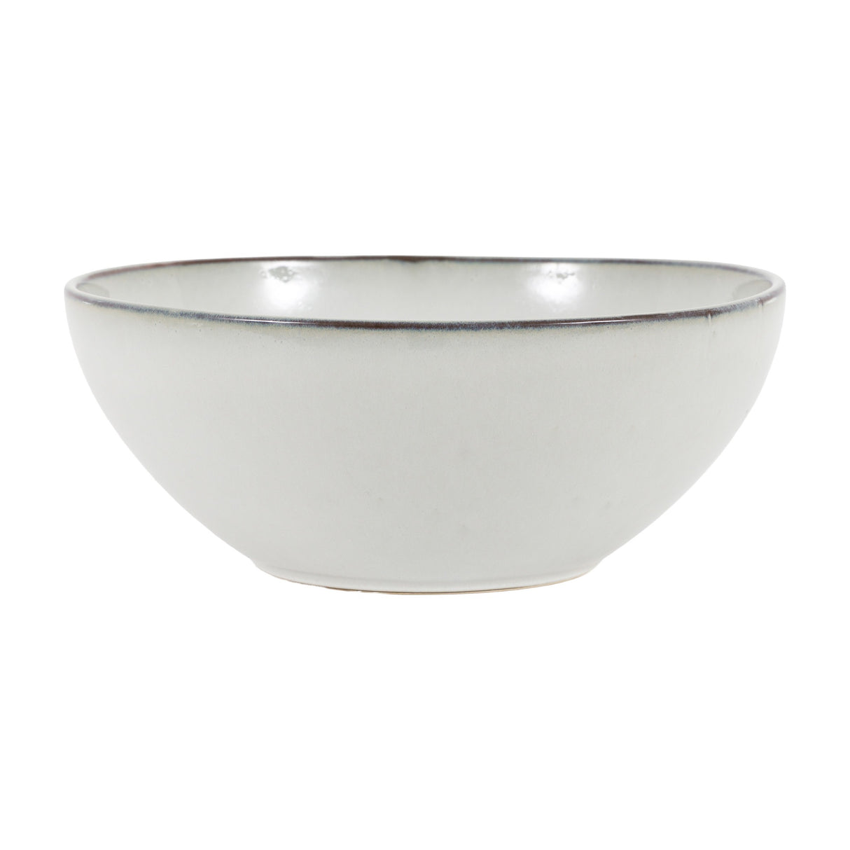Reactive Glaze Pasta Bowl – Pale Grey