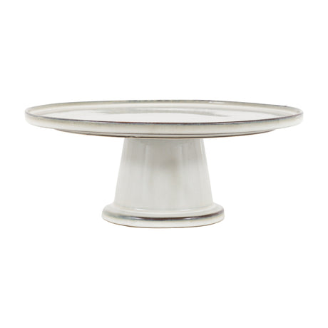 Reactive Glaze Cake Stand – Pale Grey