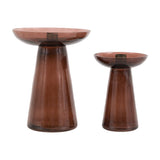 Denia Glass Candle Holder Set of 2