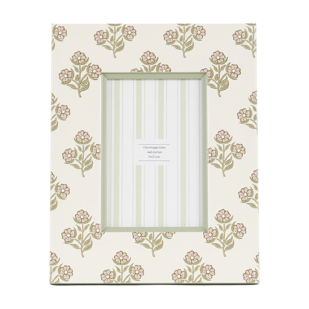 Rydal Floral Photo Frame 6x4in Set of 2 – Cream