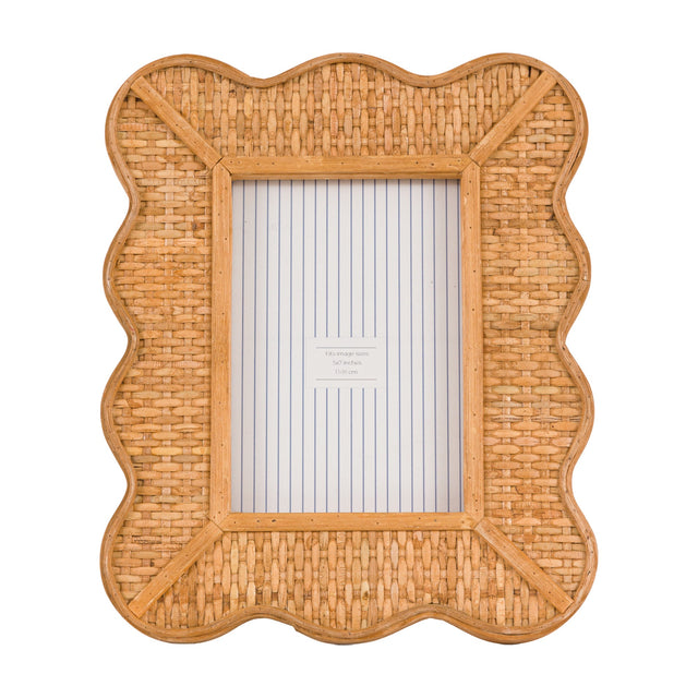 Ayora Woven Rattan Photo Frame 5x7in – Natural