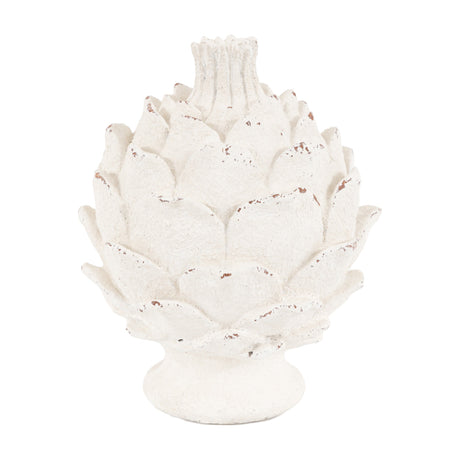 Artichoke Ornament Sculpture – White